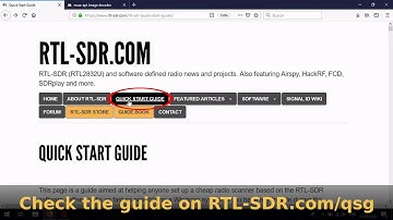 SDR# and noaa-apt setup on Windows