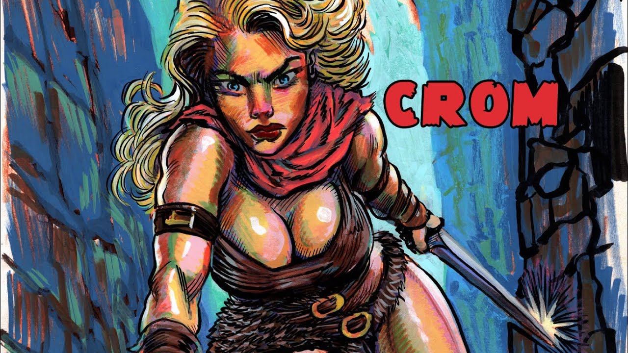 CROM Update #80 — CROM Anthology #1 - Finishing the Full-Color Lalla Pin-Up + Launch Recap