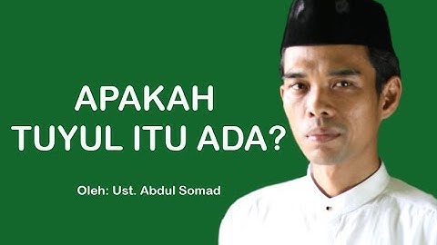Apakah Tuyul Itu Ada? Ustad Abdul Somad, Lc., MA