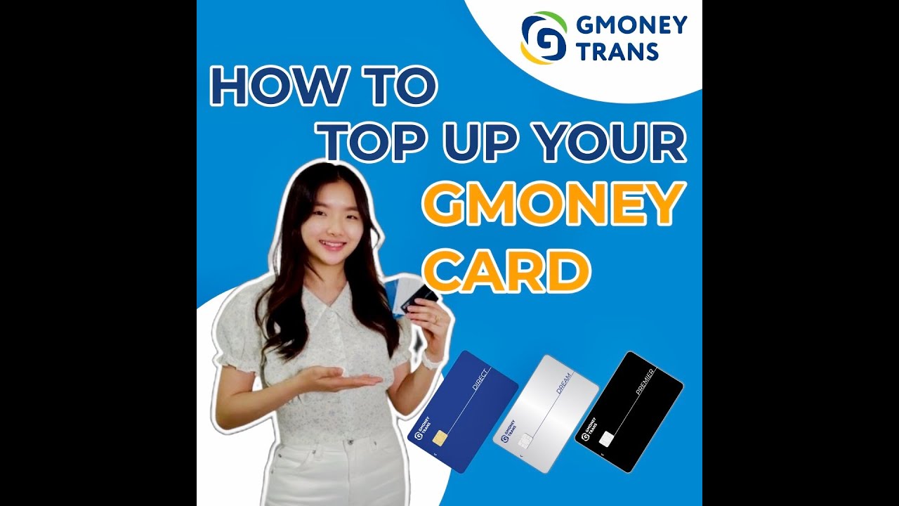 How to top up your Gmoney Card YouTube