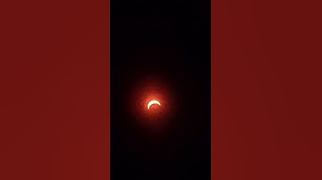 Solar Eclipse Video with Samsung Galaxy S10 and paper eclipse glasses as filter