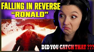 My Jaw Is On The Floor Falling In Reverse - Ronald First Time Reaction