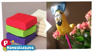 ️ 2 MANUALIDADES fáciles para niños con PASTA PARA MODELAR [ 8 min ] | DIY de POCOYO en 5 minutos