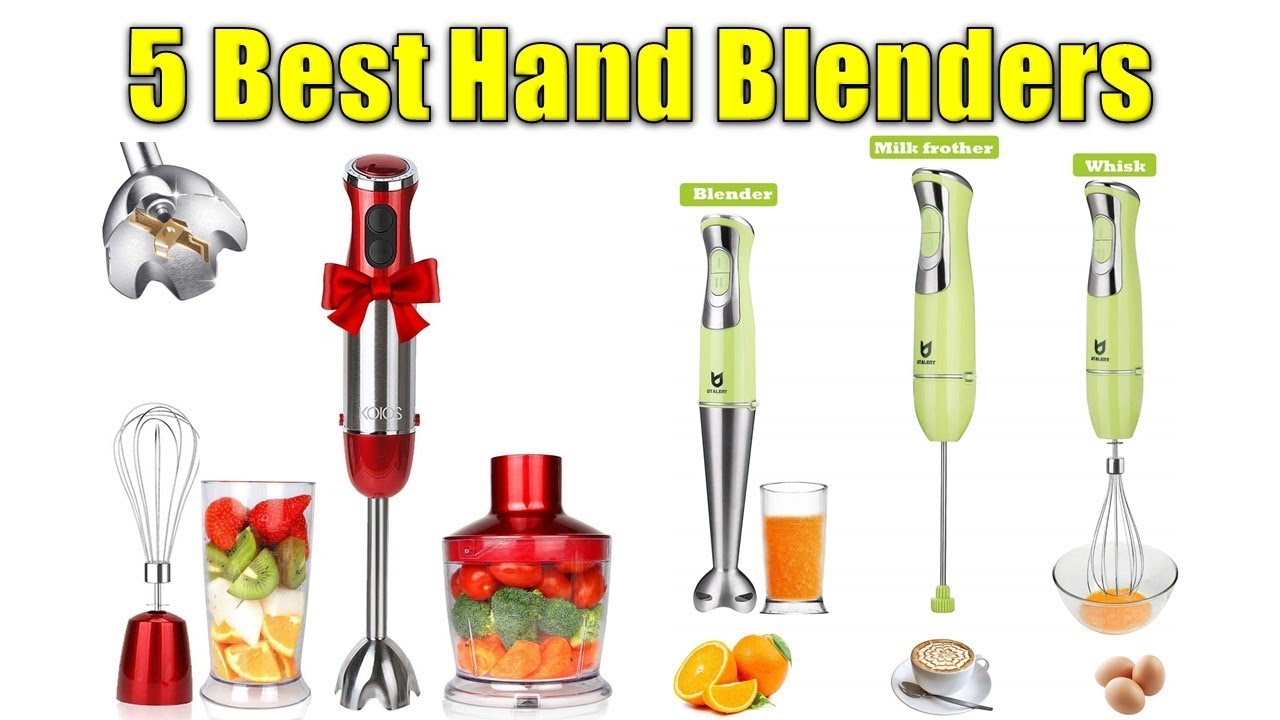 Top 5 Best Hand Blenders Hand Blenders Reviews YouTube