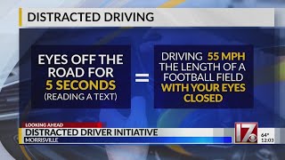 Morrisville police to hit the roads looking for distracted drivers on Thursday