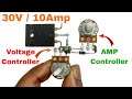 Simple voltage and amp controller diy make adjustable voltage regulator using transistor