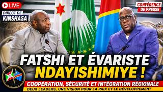 DIRECT DE KINSHASA: CONFÉRENCE DE PRESSE DE FATSHI ET ÉVARISTE NDAYISHIMIYE ! screenshot 5