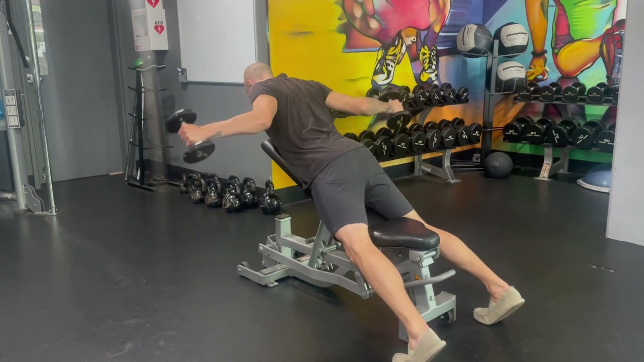 Reverse Dumbbell Fly Chest Supported YouTube