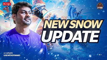 🔴LIVE - NEW UPDATE ME DHAMAKEDAR RANK PUSH | BGMI 4.1 SNOW UPDATE