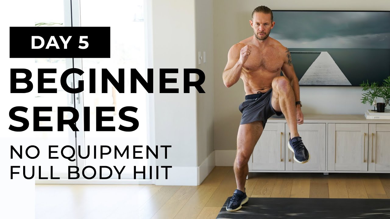 Beginner Series | 30 Minute No Equipment Full Body HIIT Workout | Day 5