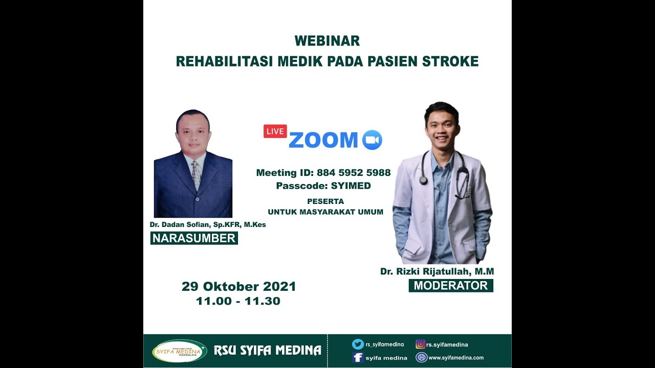 WEBINAR REHABILITASI MEDIK PADA PASIEN STROKE