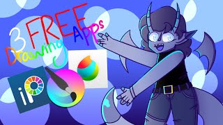 3 FREE Drawing Apps I Recommend || Speedpaint + Commentary ♡ screenshot 3