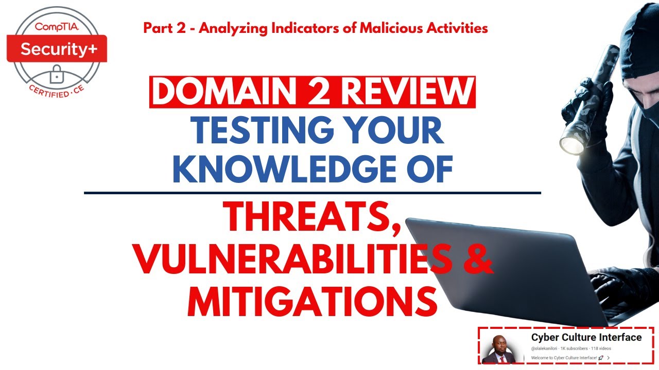 CompTIA Security+ SY0-701 Certification Exam Domain 2 Review Part2 ...