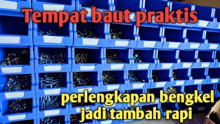 stackable bolt rack, workshop equipment, practical and simple plus neat bolt storage
