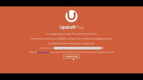 Setting up Automated WP Backups with UpDraft Plus Plugin