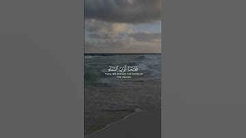 فدعا ربه أني مغلوب فانتصر  ( سورة القمر )  القرآن الكريم خير الكلام كلام الله سبحانه وتعالى