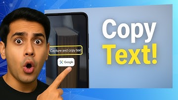 Copy text on screen with Google lens