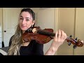 Beauty and the beast  violin cover demo