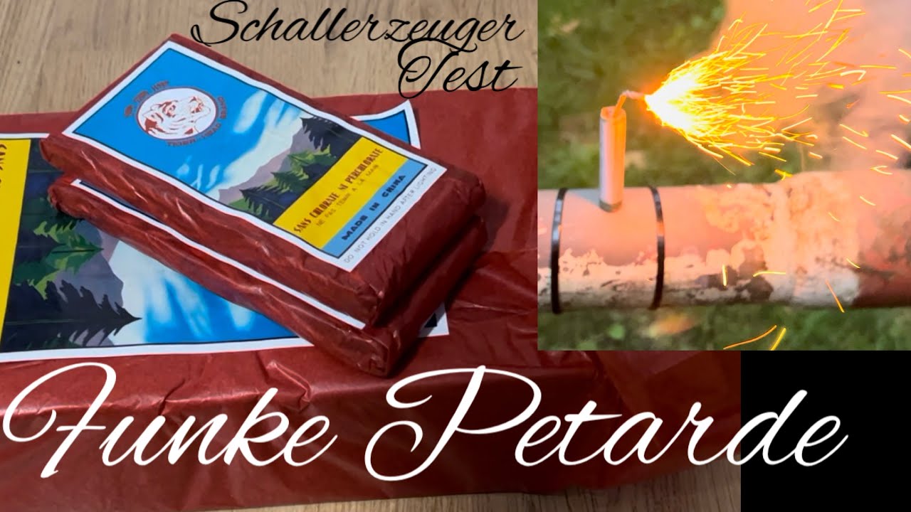 Funke Petarde  Test der Schallerzeuger