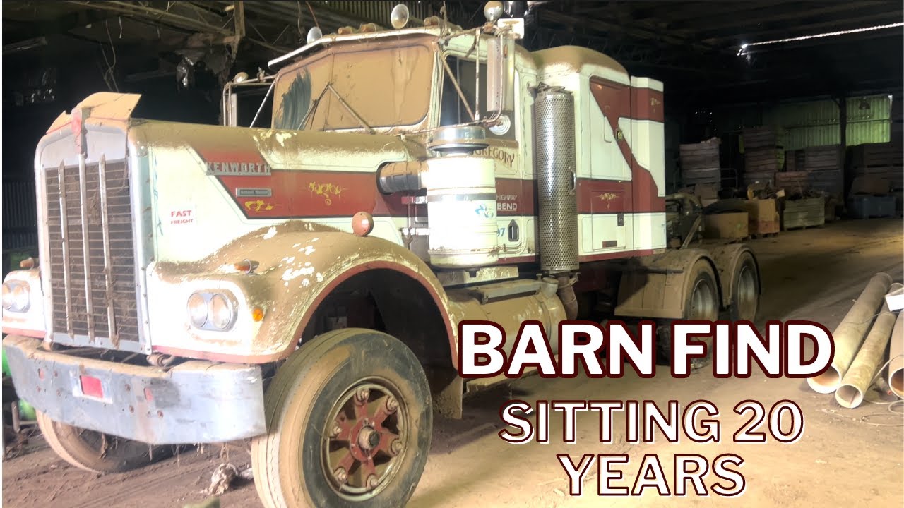1973 Kenworth W900a Rescued After Sitting For 20 Years - YouTube