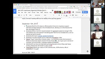 Kubernetes SIG API Machinery 20170913