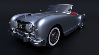 Blender Vintage Car Creation - 006 Extruding the Hood Vent