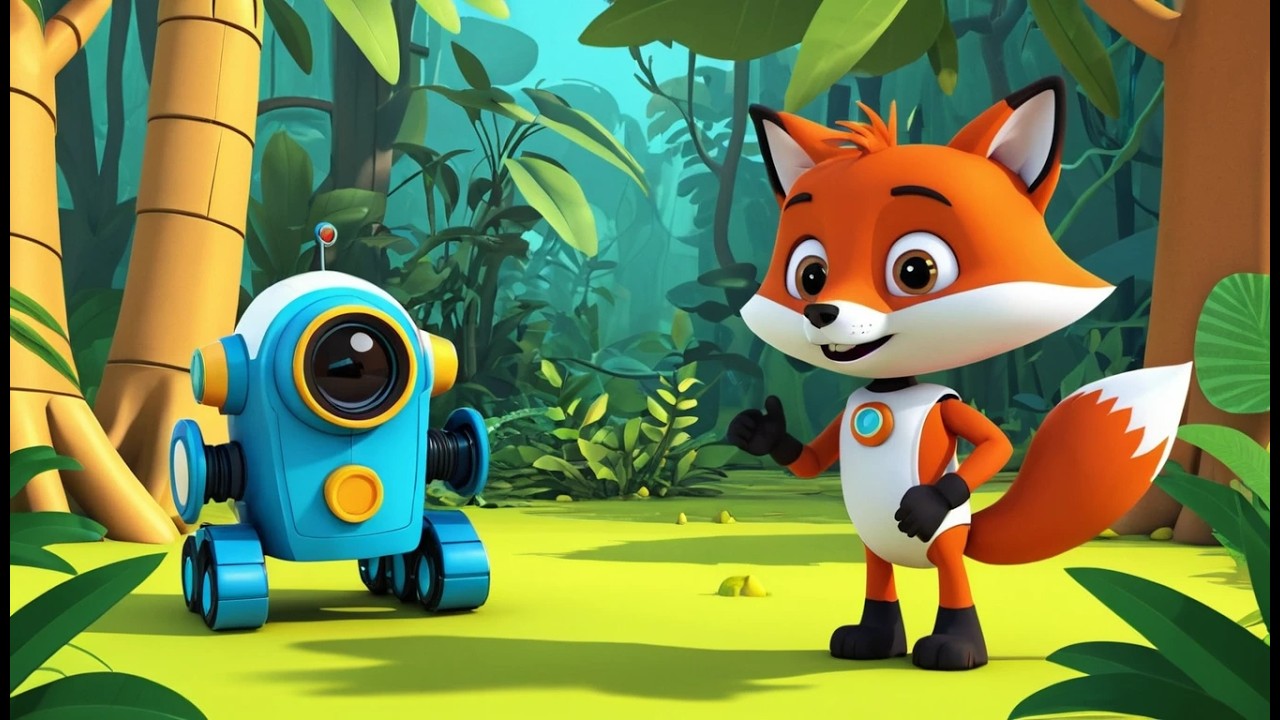 Лис, перехитривший роботов из джунглей 🤖