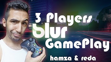 BLUR - Three players gameplay (Destruction)