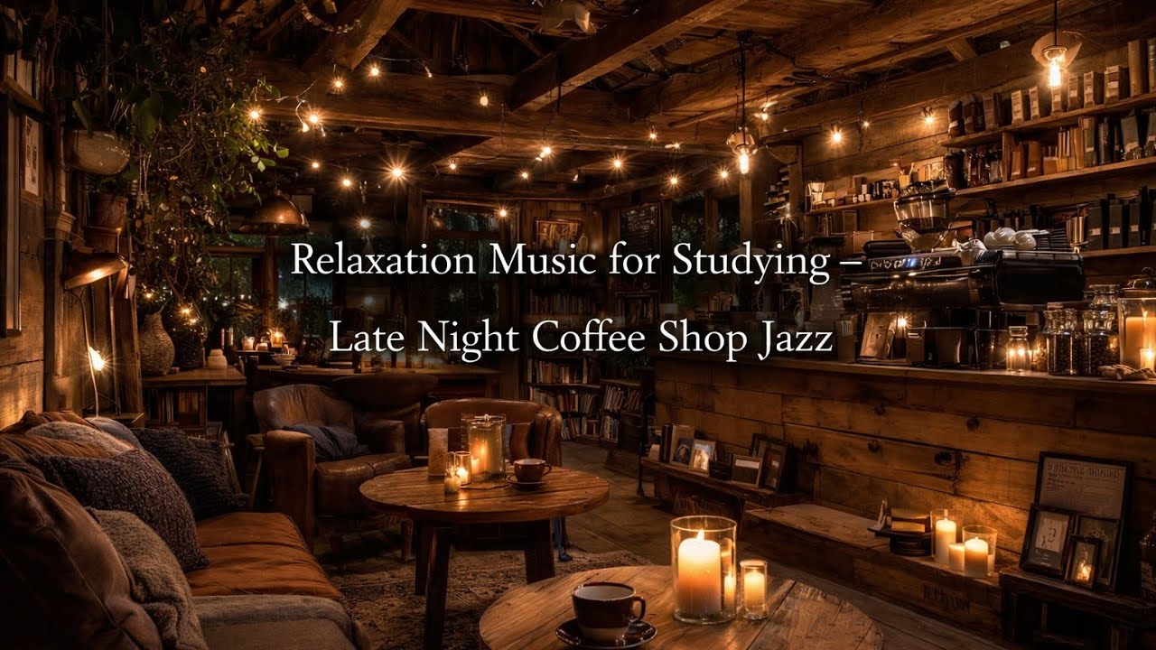 Relaxation Music for Studying – Late Night Coffee Shop Jazz