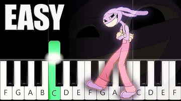 DIGITAL CIRCUS Slickback | EASY Piano Tutorial