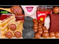 ASMR CHOCOLATE PARTY *MALTESERS SPREAD, CHOCOLATE CONE, TIRAMISU CREPE CAKE 초코 몰티져스 먹방 JANE ASMR 제인