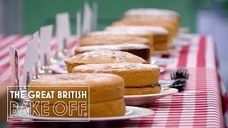 Paul Hollywood & Mary Berry judge Victoria sponges | The Great British Bake Off