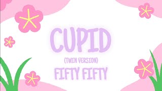 FIFTY FIFTY - Cupid (Twin Version) ( Lyrics Video) | I'm Feeling Lonely