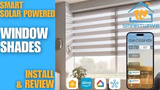 Smartwave Motorized Solar Powered Smart Shade Install And Review