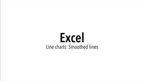 Excel chart formatting tip | Smoothed lines