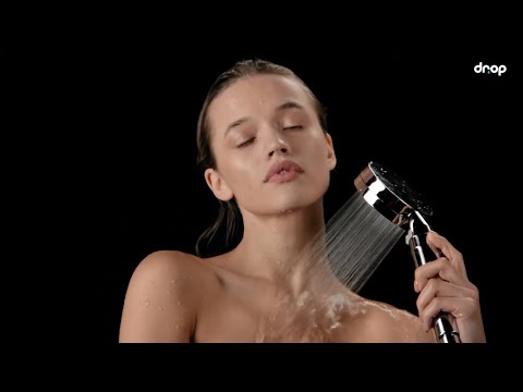 Водозберігаюча душова лійка DROP SPA1F-NANO100 із NANO SPA потоком - Економія 66%, видео 1