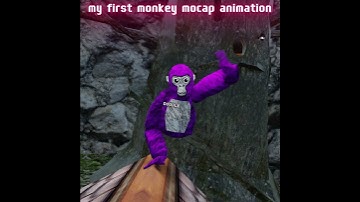 my first monke mocap animation #gorillatag #blender #3danimation #gtag #subscribe