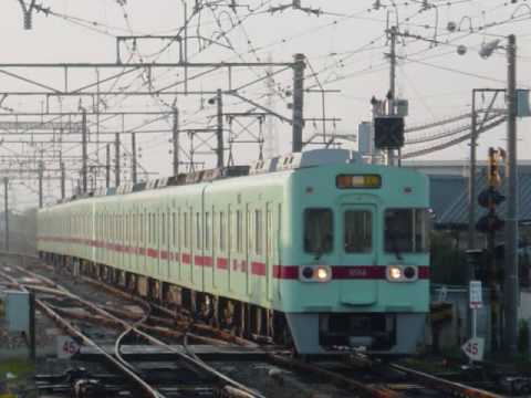 西鉄天神大牟田線 快速急行d070列車 大橋 福岡 天神 6050形8連 6251 Youtube