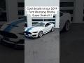 Cool details on our 2019 Ford Mustang Shelby Super Snake!!!!