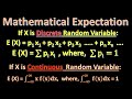 Mathematical Expectation-1I Expectation of Random Variables I Engineering Mathematics - 3