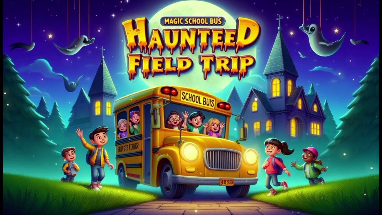 Watch Magic School Bus Haunted Field Trip | Baby Shark Kid's Alot's Of Song's Cartoon Nursery Music Rhymes on YouTube Watch Magic School Bus Haunted Field Trip | Baby Shark Kid's Alot's Of Song's Cartoon Nursery Music Rhymes on YouTube
