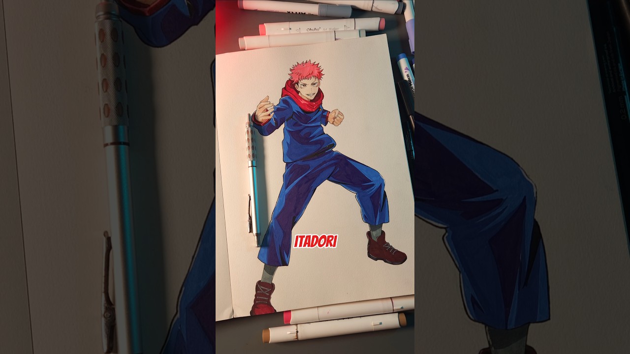 Drawing Itadori Yuji From Jujutsukaisen😼✨️ 