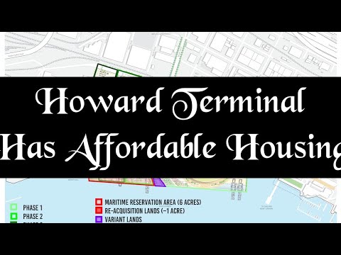 Howard Terminal Update - Term Sheet Has Oakland A’s Paying For Affordable Housing On Site