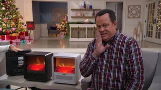 Duraflame 1500 Watt Small Portable Heater with Grate on QVC