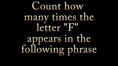 How Smart Are You??  Awareness Test - 10 second IQ test