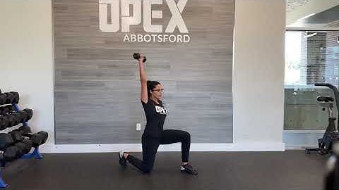 Half Kneeling Curl to Press