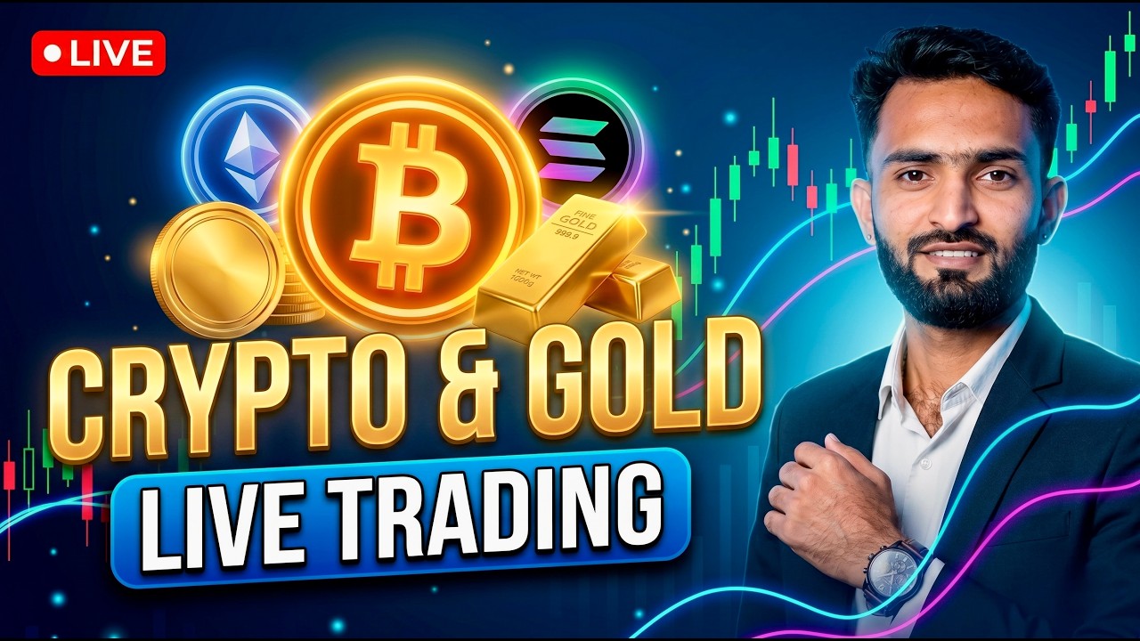 🔴Btc Live Trading & Gold Live Trading | crypto live trading & xauusd Live Trading #Gold #BTC #CRYPTO