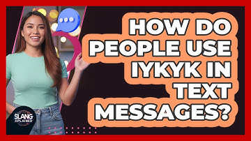 How Do People Use IYKYK In Text Messages?