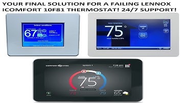 Blank Lennox iComfort 10F81? Here are 3 FAST solutions!