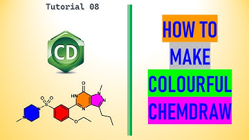 How to Make Colorful ChemDraw
